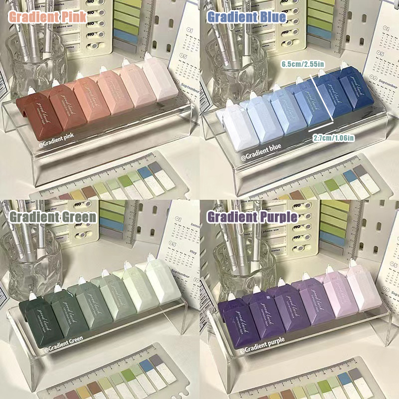 6PC Card Style Gradient Correc - Correction Tape Roller recension och pris