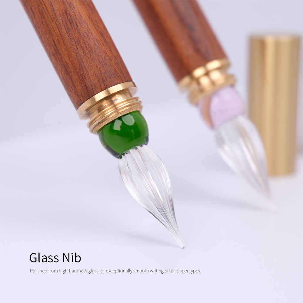 SeamiArt 1pc Wood Handle Glass - Stationery Supplier recension och pris