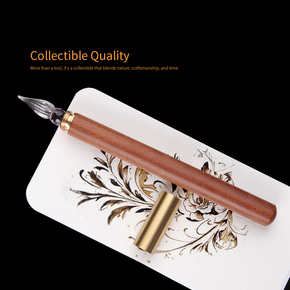 SeamiArt 1pc Wood Handle Glass - Stationery Supplier recension och pris