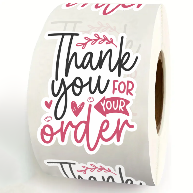 200Piece/roll  Thank You for Y - Sticker Label Roll recension och pris